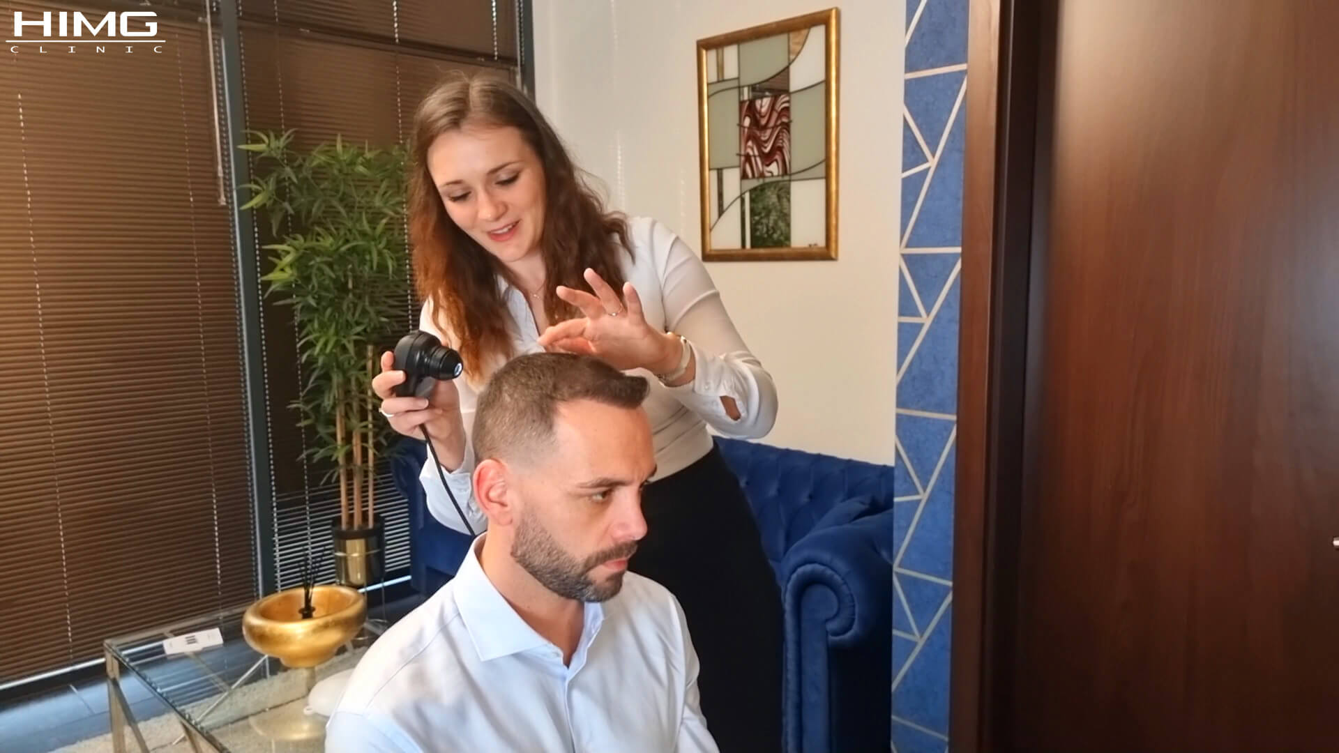 HIMG Klinika történi hajbeültetési utáni konzultáción