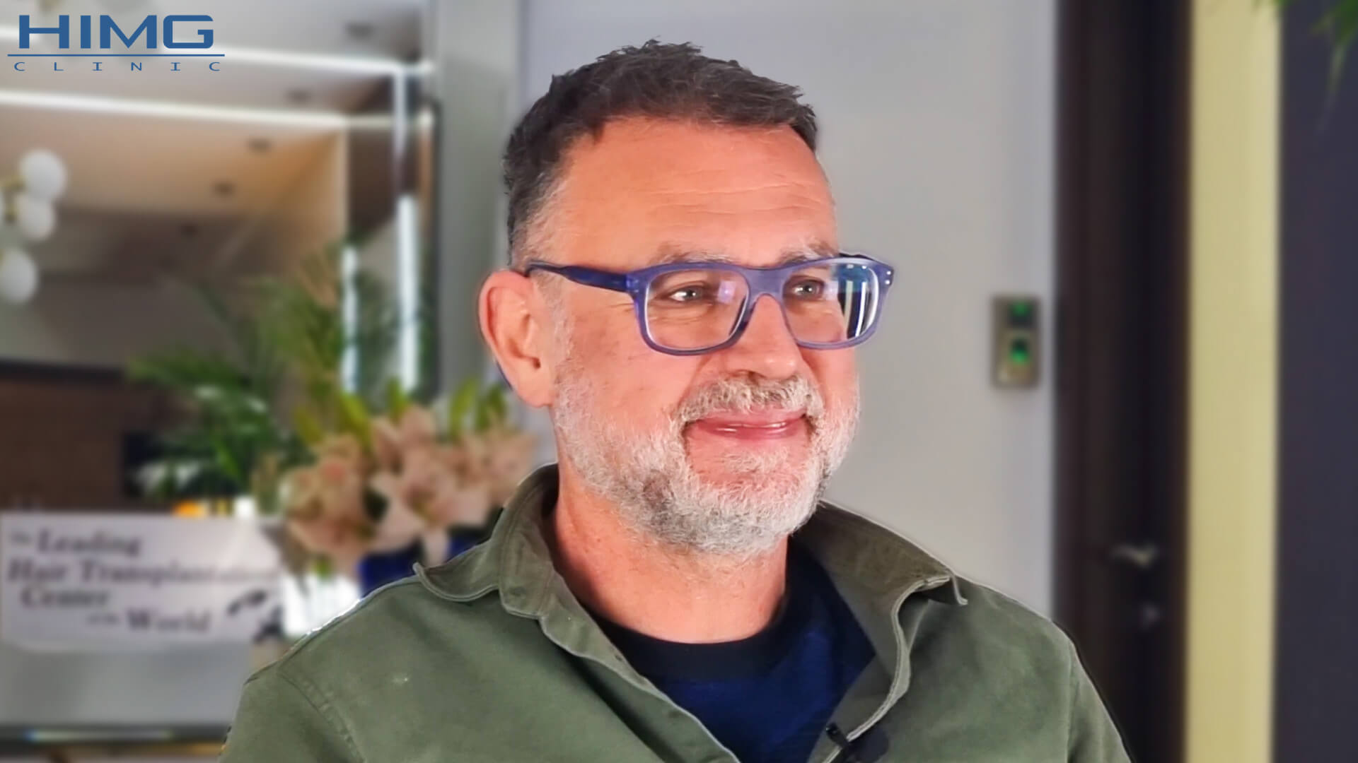 Hajbeültetés után: Villám Géza - HIMG hajbeültetési klinika