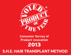 PRODUCT OF THE YEAR AWARD - HIMG - S.H.E. hair implantation method