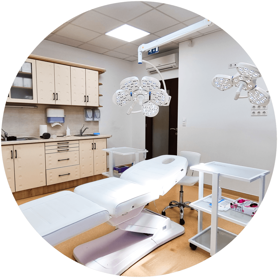 Modern hajbeültetési műtő a HIMG Klinikán